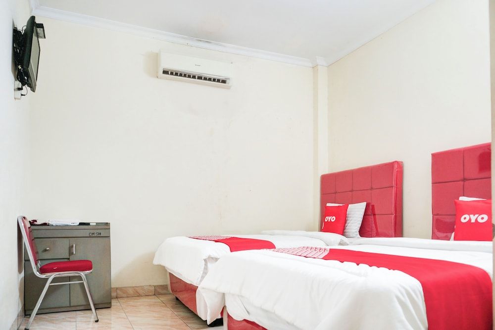 Hotel O Lampung Near Rs. Mitra Husada Formerly Takana Homestay Standard Twin Room 3
