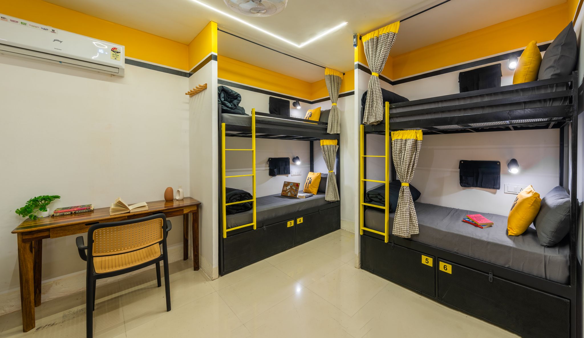 Bed in 6 Bed Mixed Dormitory - External Shared Washroom