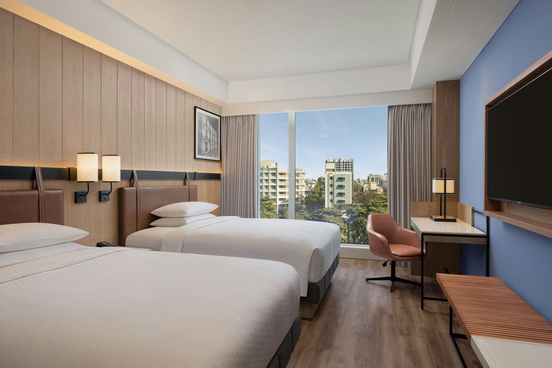 Four Points by Sheraton Nashik Deluxe Guest room, 2 Twin, City view