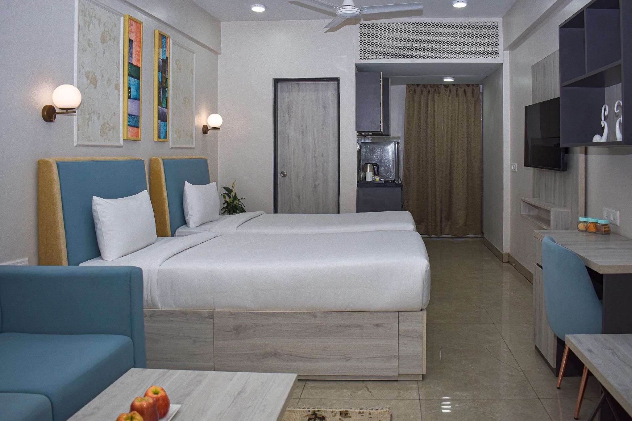 Urban Suites by BluSalzz Jaipur Studio Deluxe Twin 2