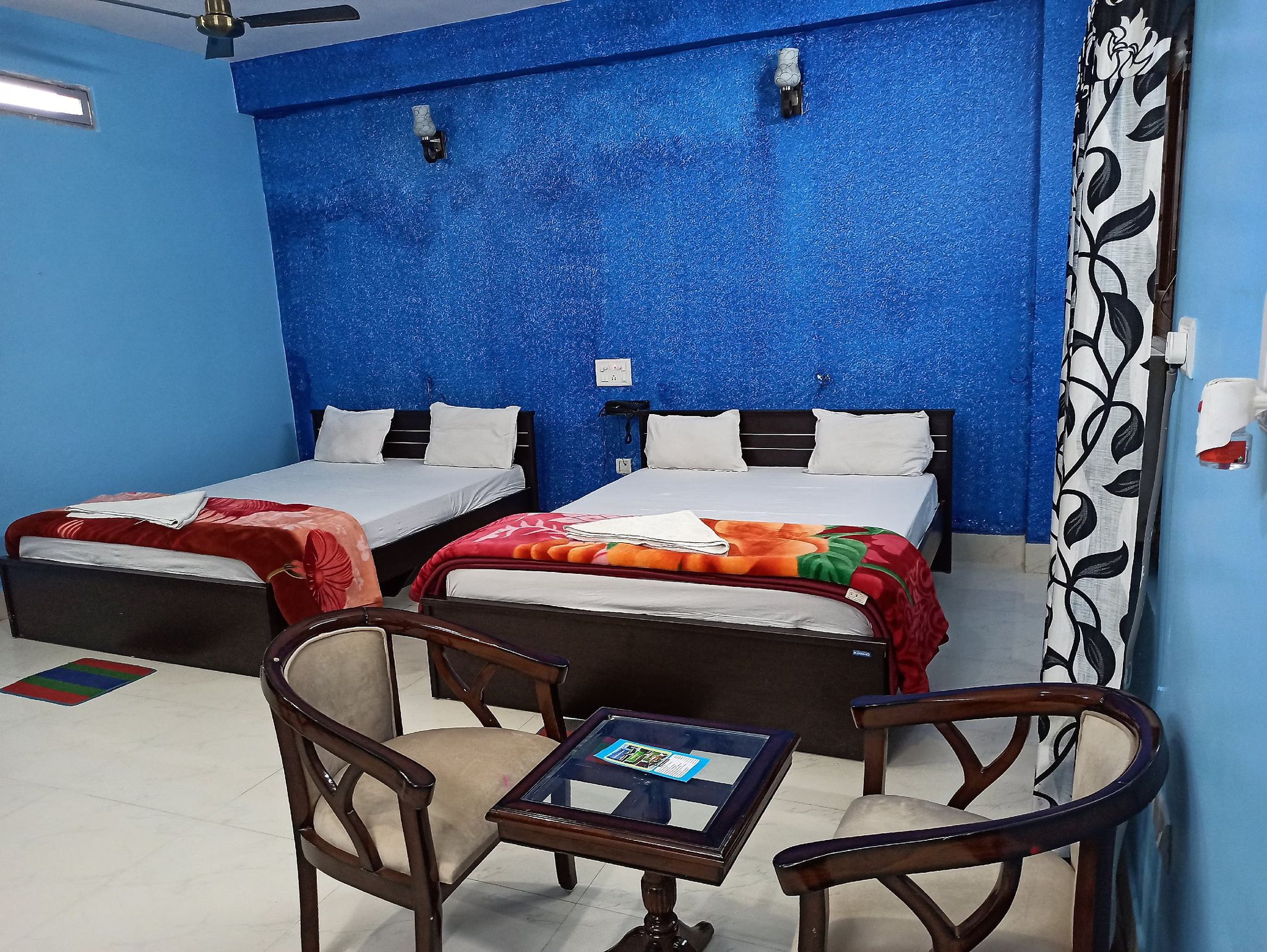 Family Room with mountain view