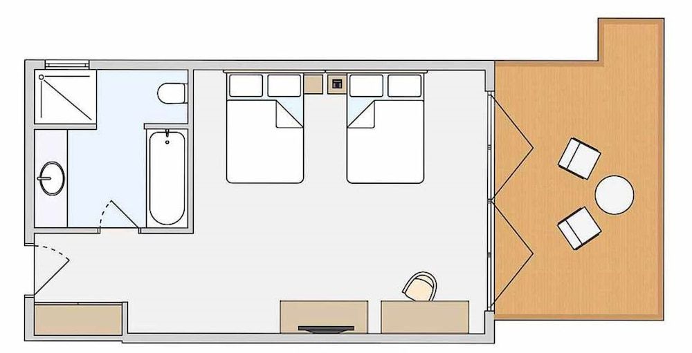 Room layout blue print