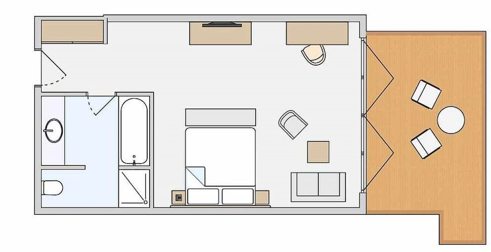 Room layout blue print