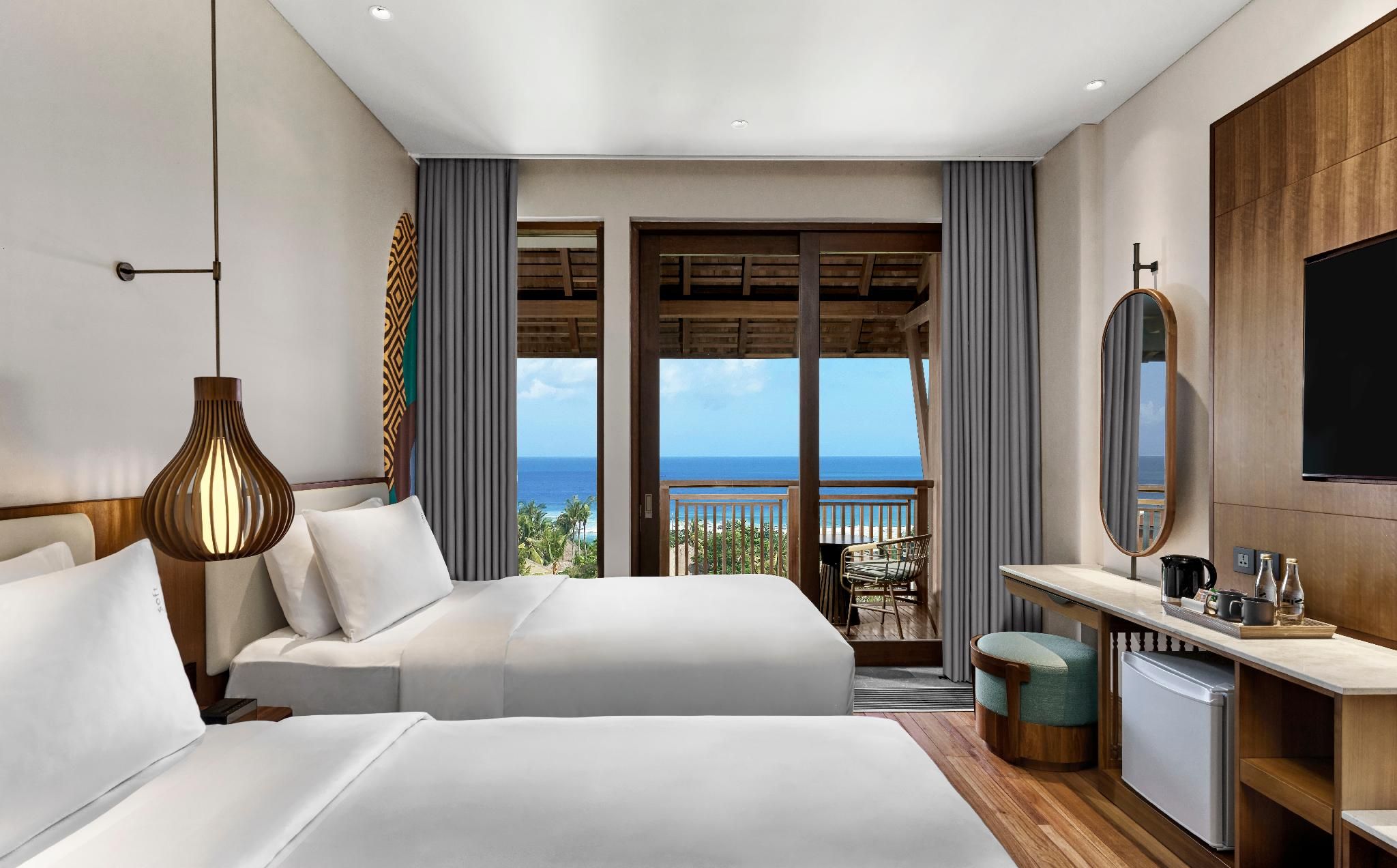 2 Twin Premium Ocean View Top Floor Balcony