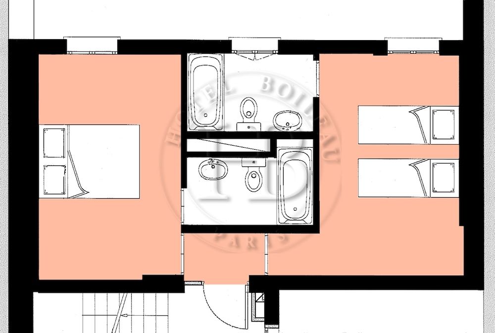 Room layout blue print