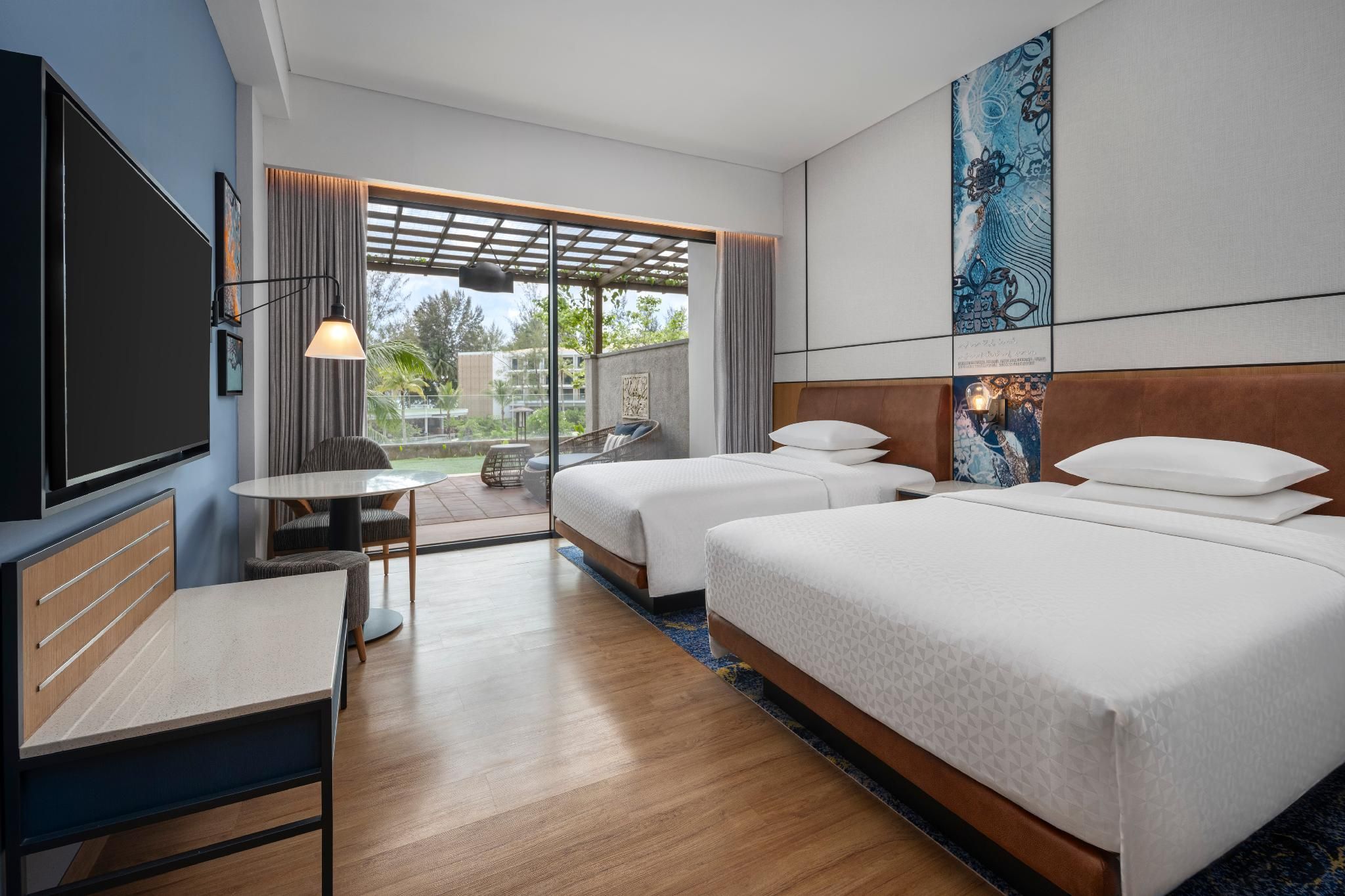 Cabana Pool Twin, Guest room, 2 Twin, Pool view, Terrace