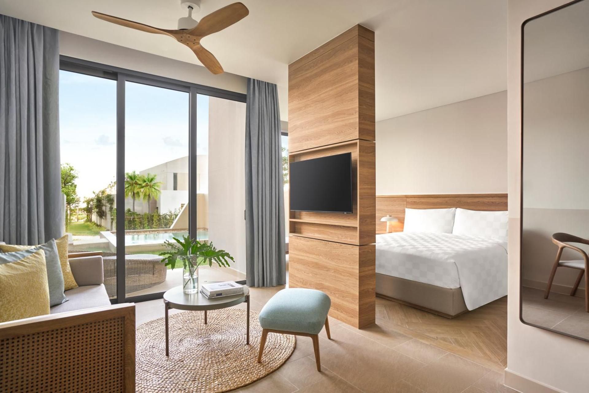1-Bedroom Garden and Pool View Residence with Balcony