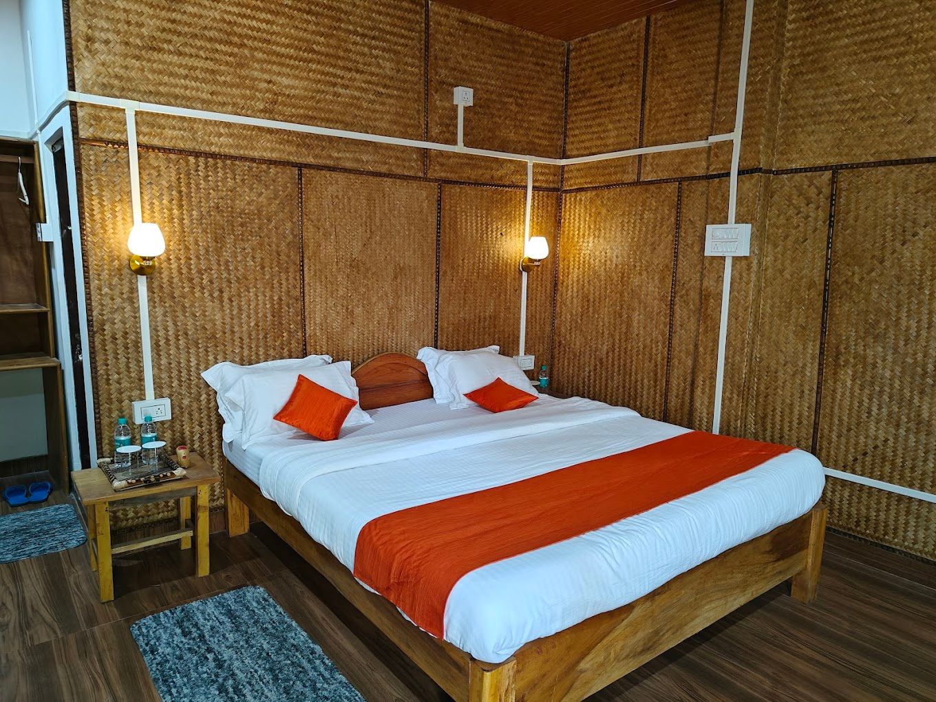 Premium wooden cottage with Tea garden View ( NO TV)