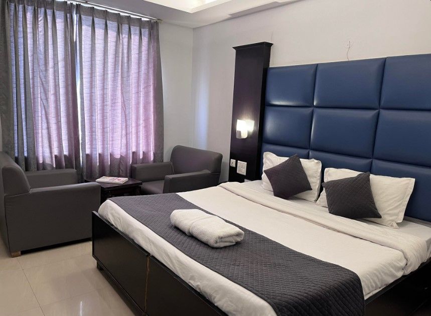 Elegant room with Shiv Temple View