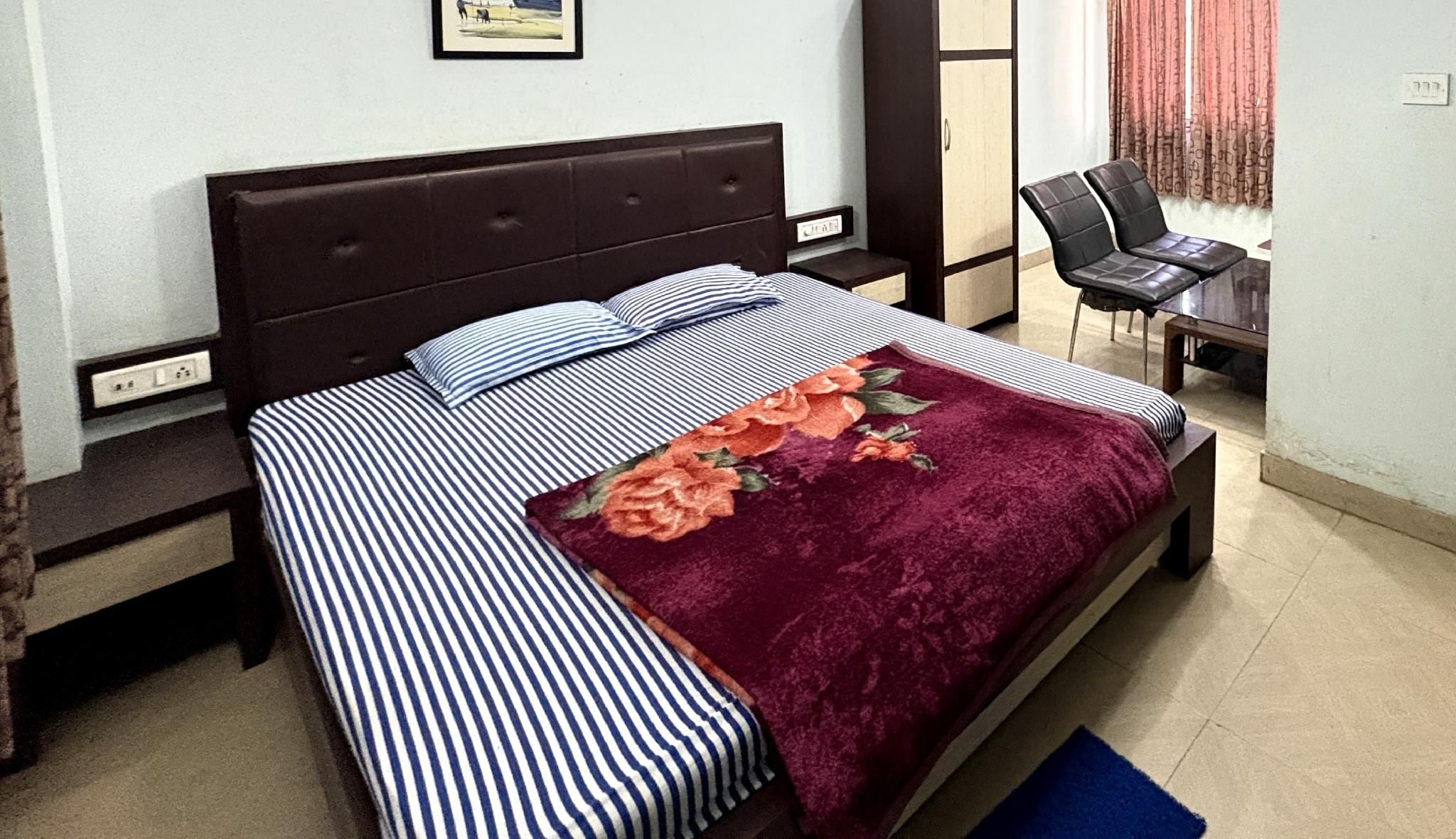 Double Bed Room With Fan