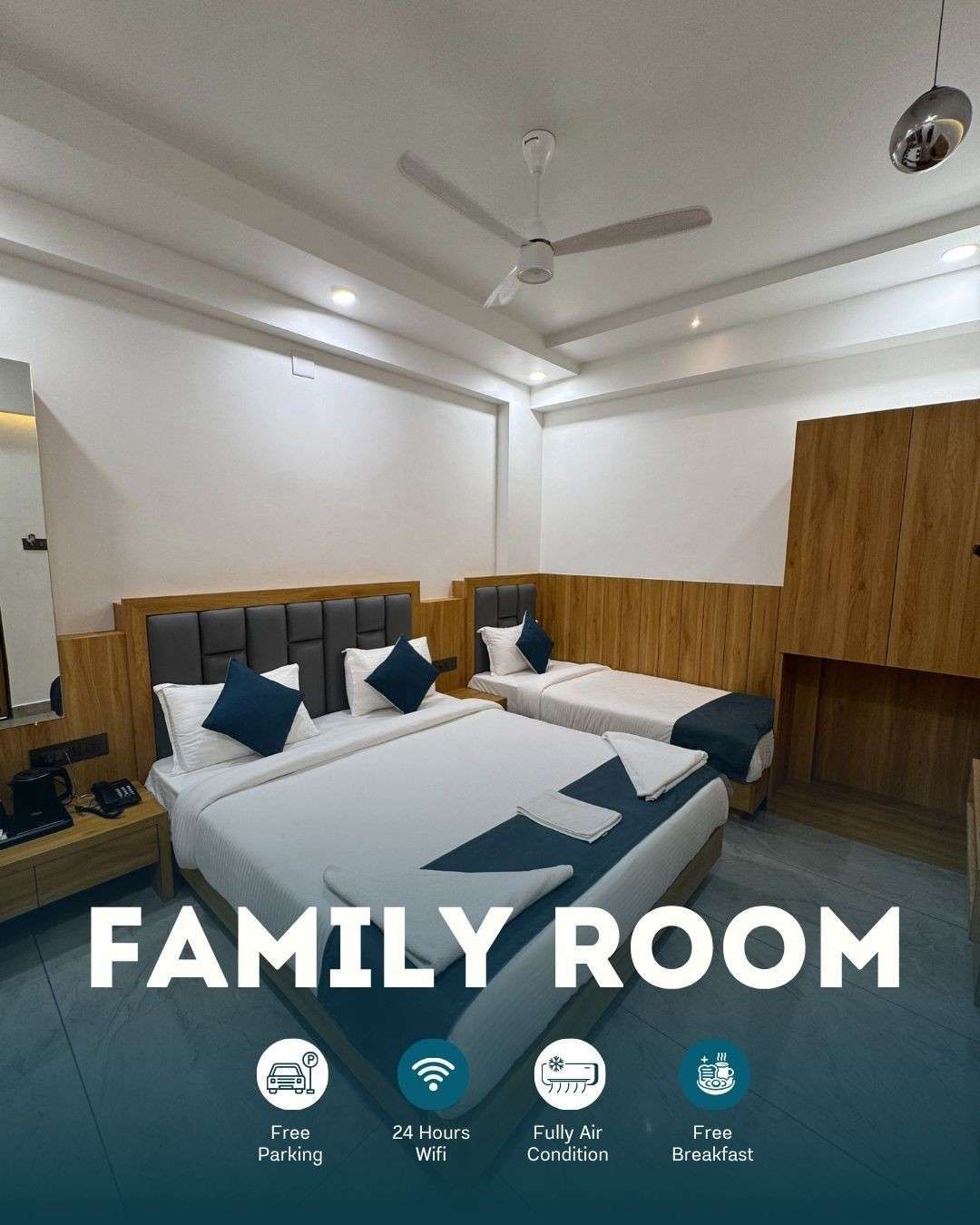 3 Bedded AC Family Room