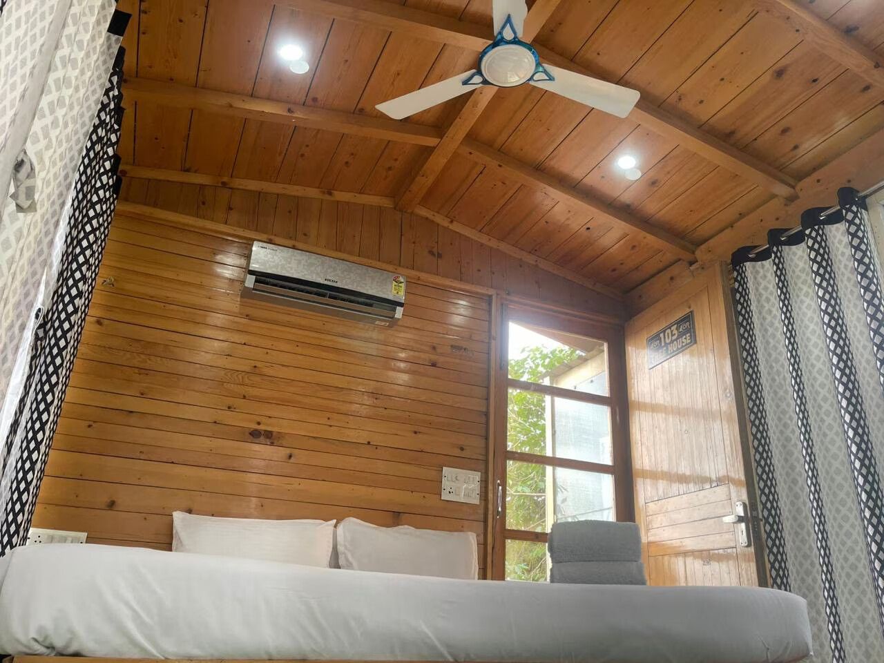 Okho Resort Kalka Panchkula Executive Wooden AC Cottage 3