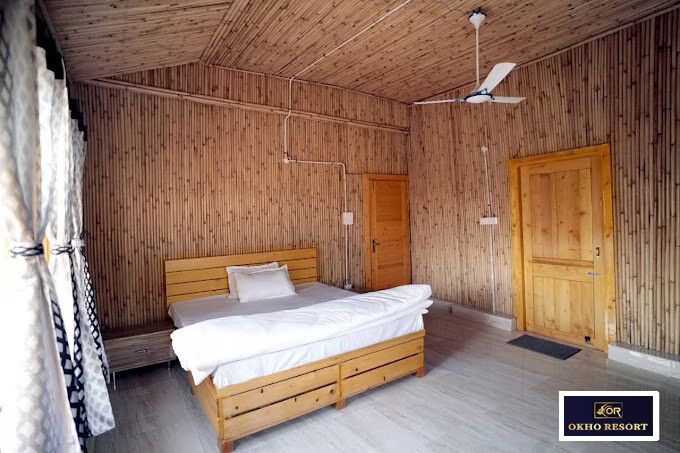Okho Resort Kalka Panchkula Executive Wooden AC Cottage