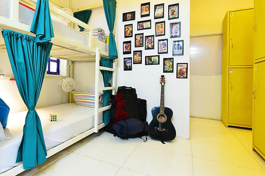 Bed in 8 Bed Female Only AC Dormitory Room with Ensuite Bathroom