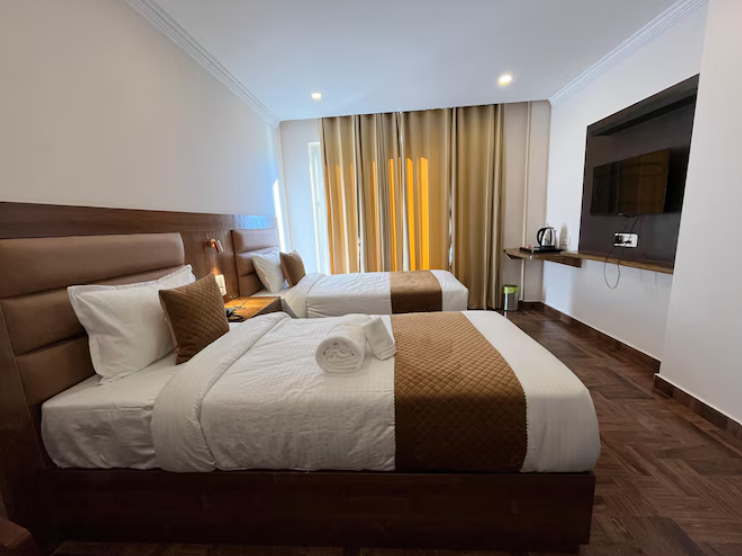 Hardys Retreat Deluxe Twin Room Mountain View