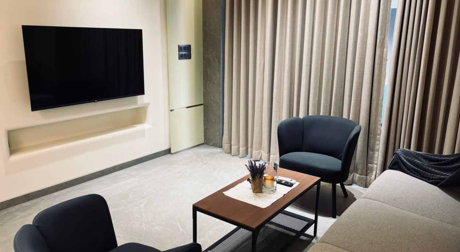 Waves By Jumbo Holidayz Double Room with Pool View 4