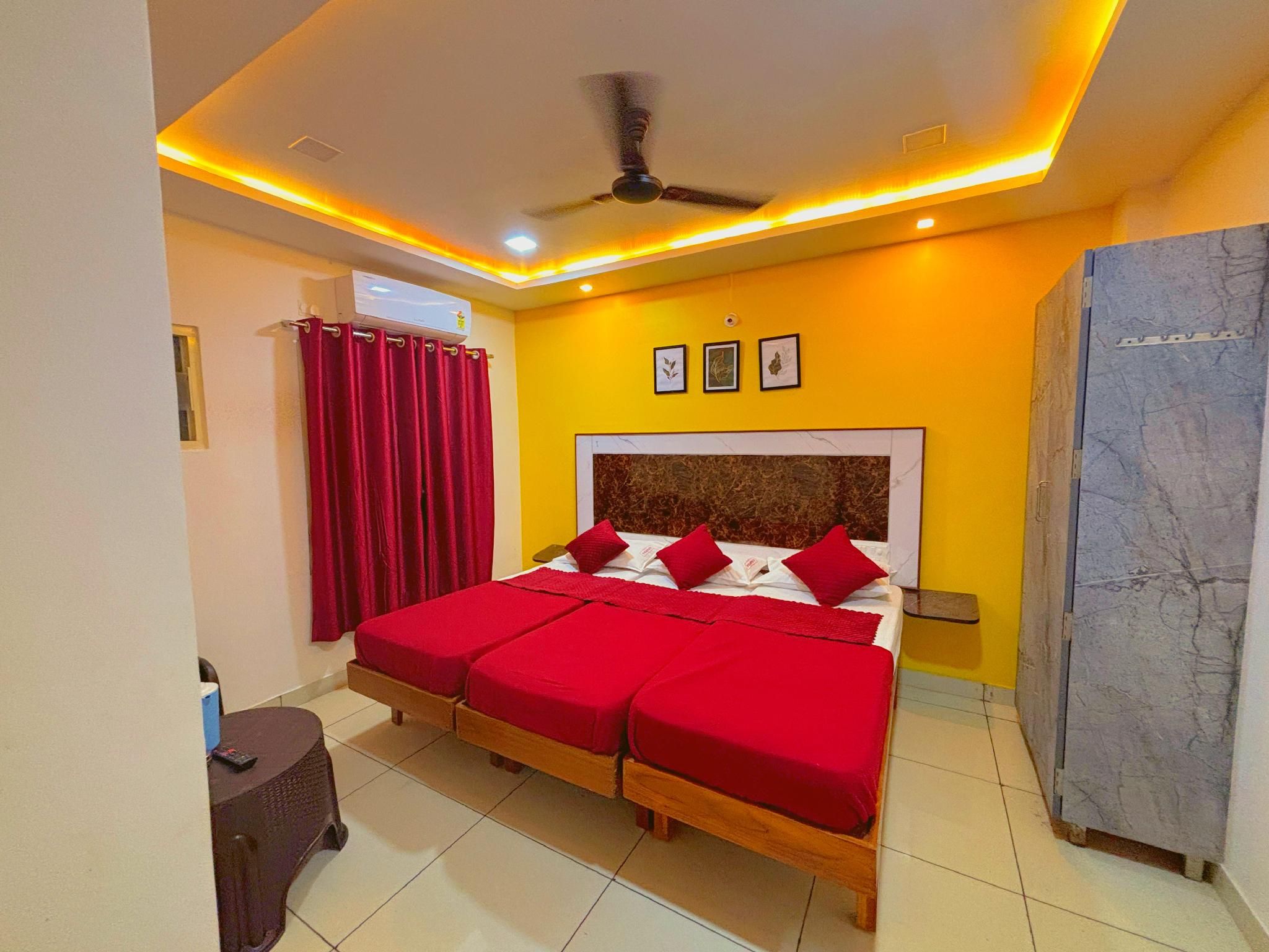 Triple Bed - AC Room