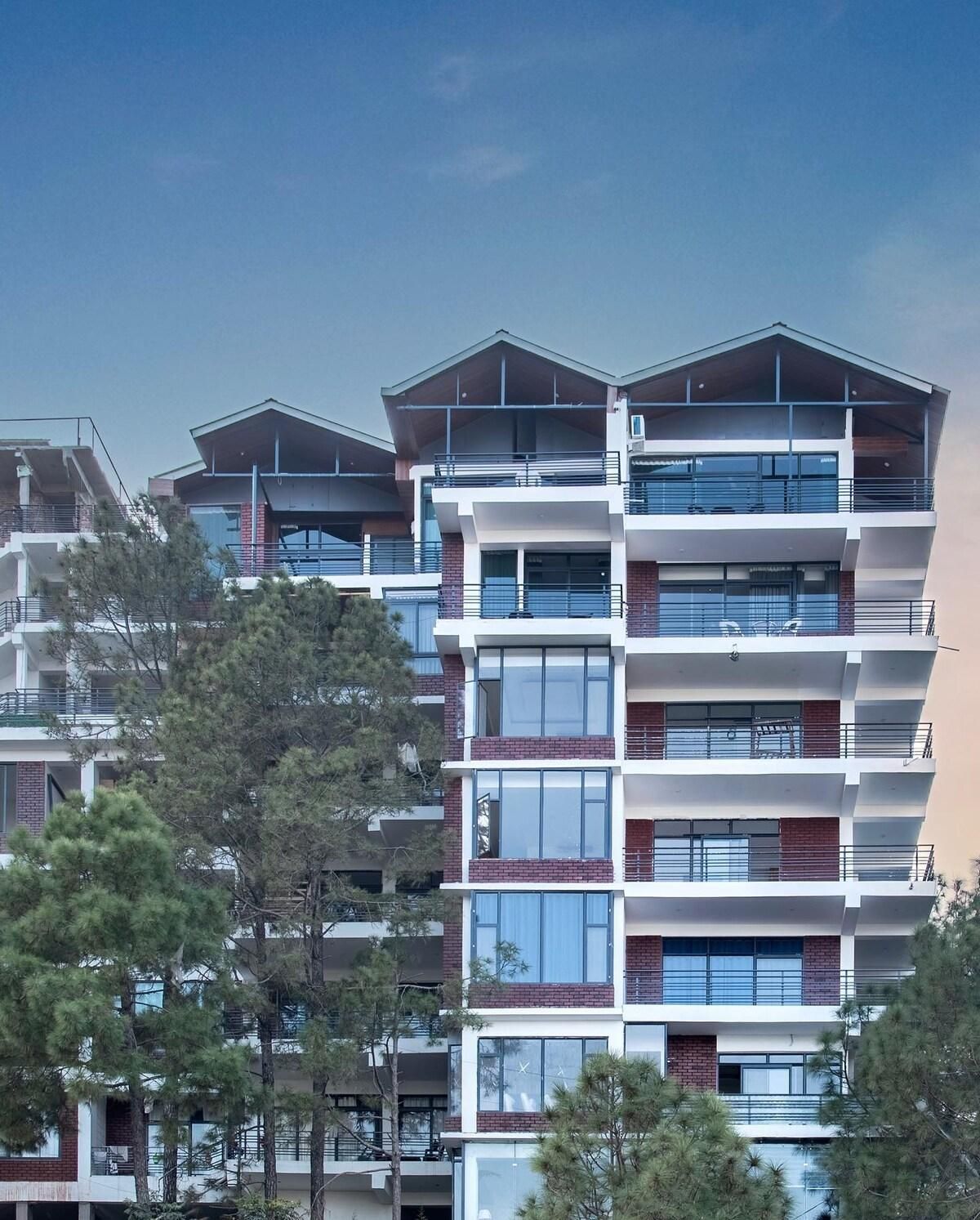 Kasauli Hill Crest Luxury 2 BHK Valley View