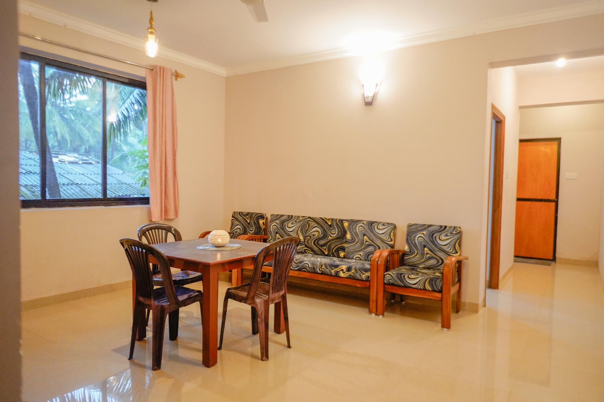 1 BHK Private Apartment with Balcony