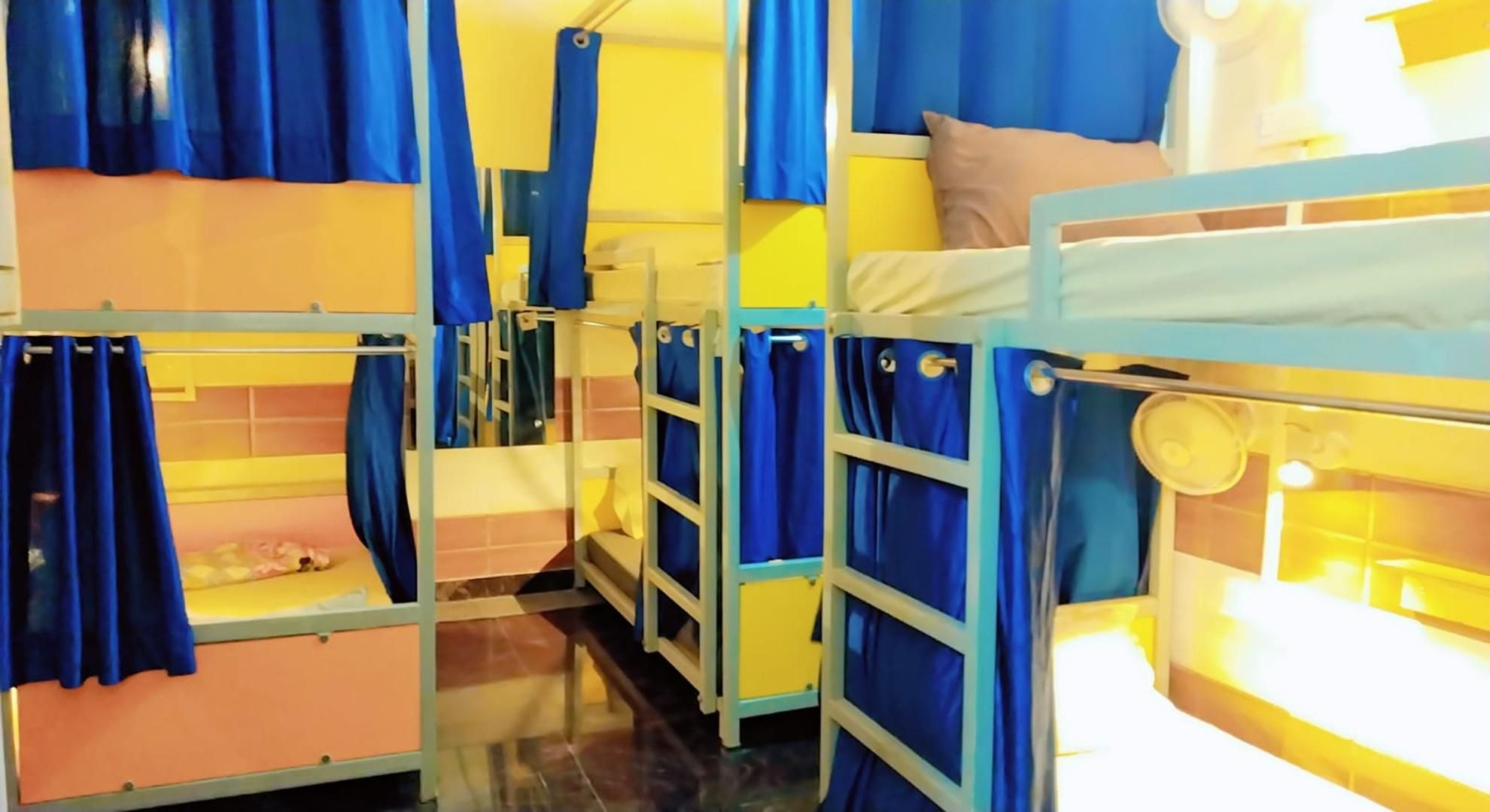 Bed in 6 Bed AC Mixed Dormitory Room with Ensuite Bathroom