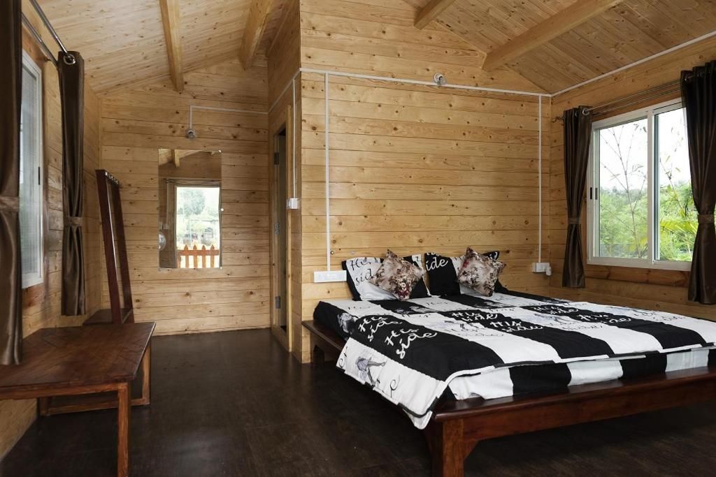 A Frame Glamping Tent Common Bathroom