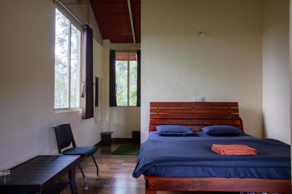 A Frame Glamping Tent Common Bathroom