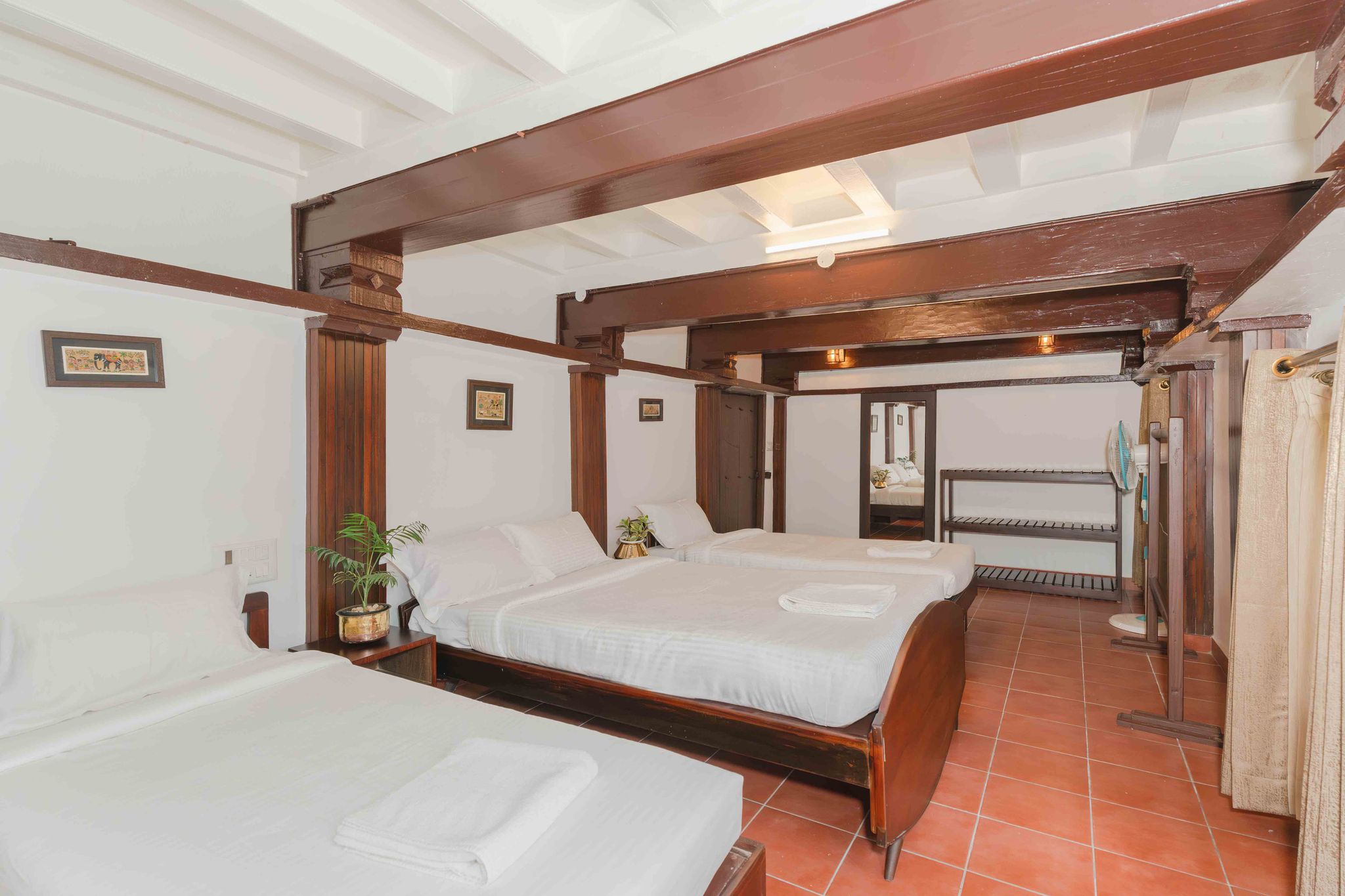 Ashraya - The Quad Bed Heritage Room