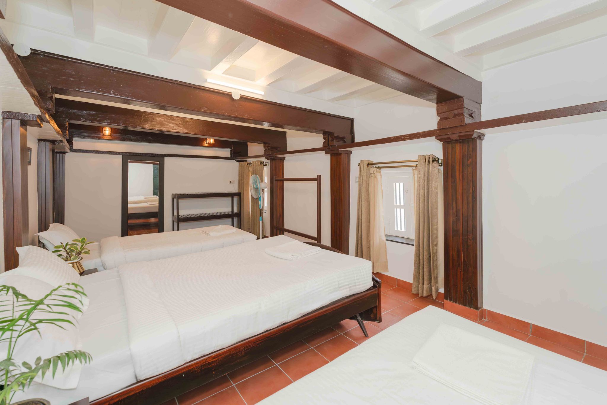 Ashraya - The Quad Bed Heritage Room