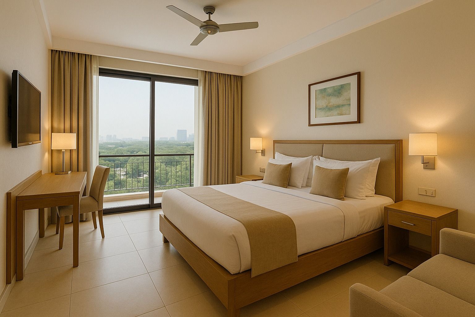 Deluxe Double Room with Balcony