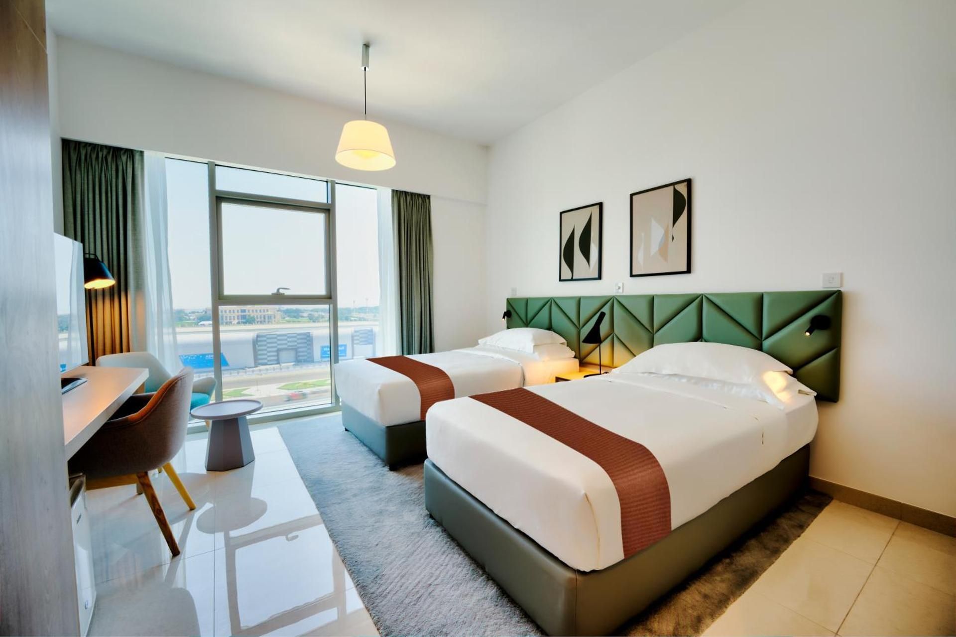 Studio with One Day Yas Theme Park Access for 2 adults