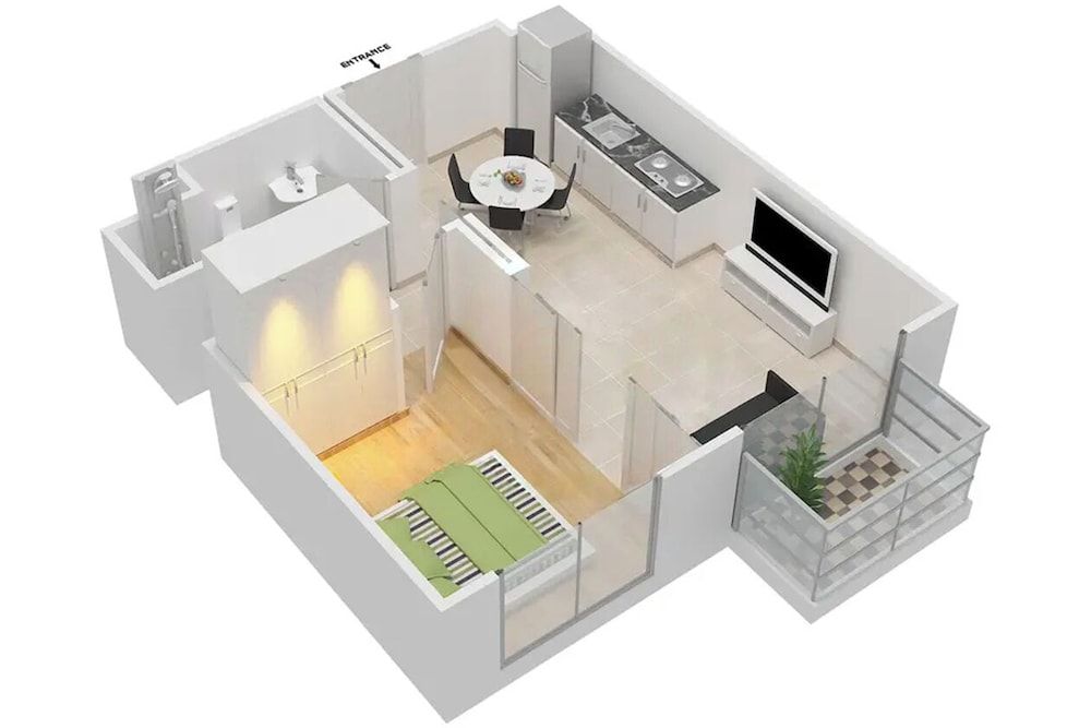 Room layout blue print