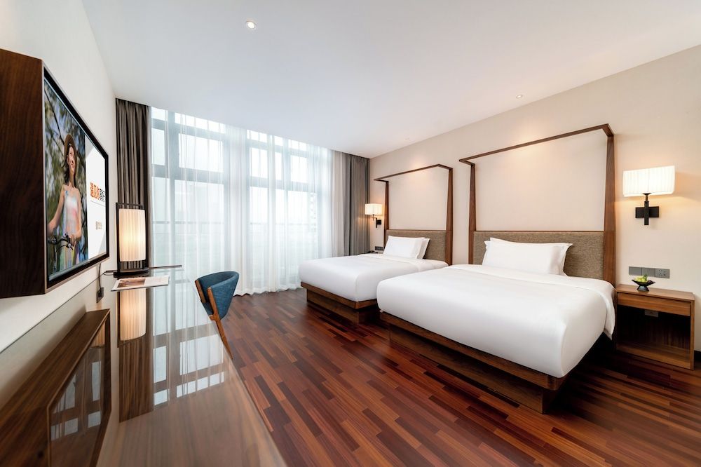 Business Twin Room, 2 Queen Beds, Non Smoking, City View