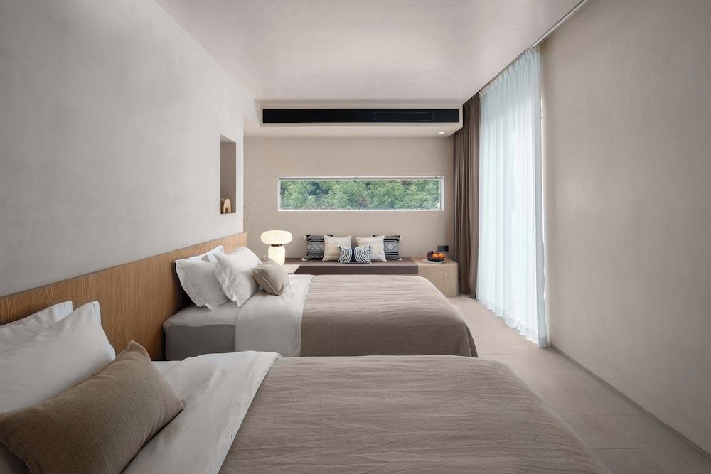 Miyue Shenzhen Blue and White Holy Island Cliff Pool Hotel Elite Room, 1 Bedroom, Courtyard View 5