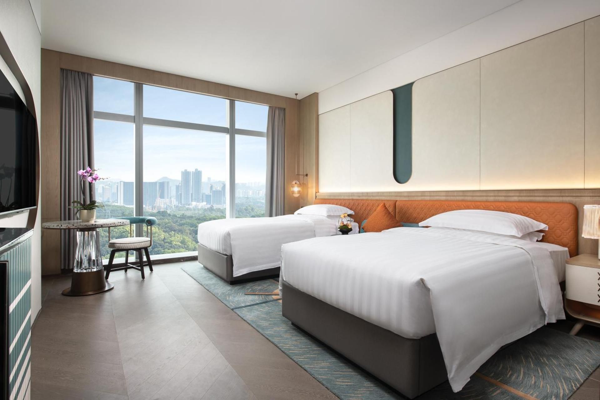Executive Room, M Lounge Access, 2 Single Beds, City View