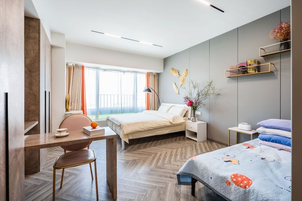 Tech-X apartment hotel Family Twin Room, City View 2