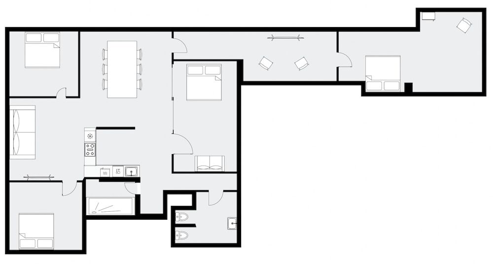 Room layout blue print
