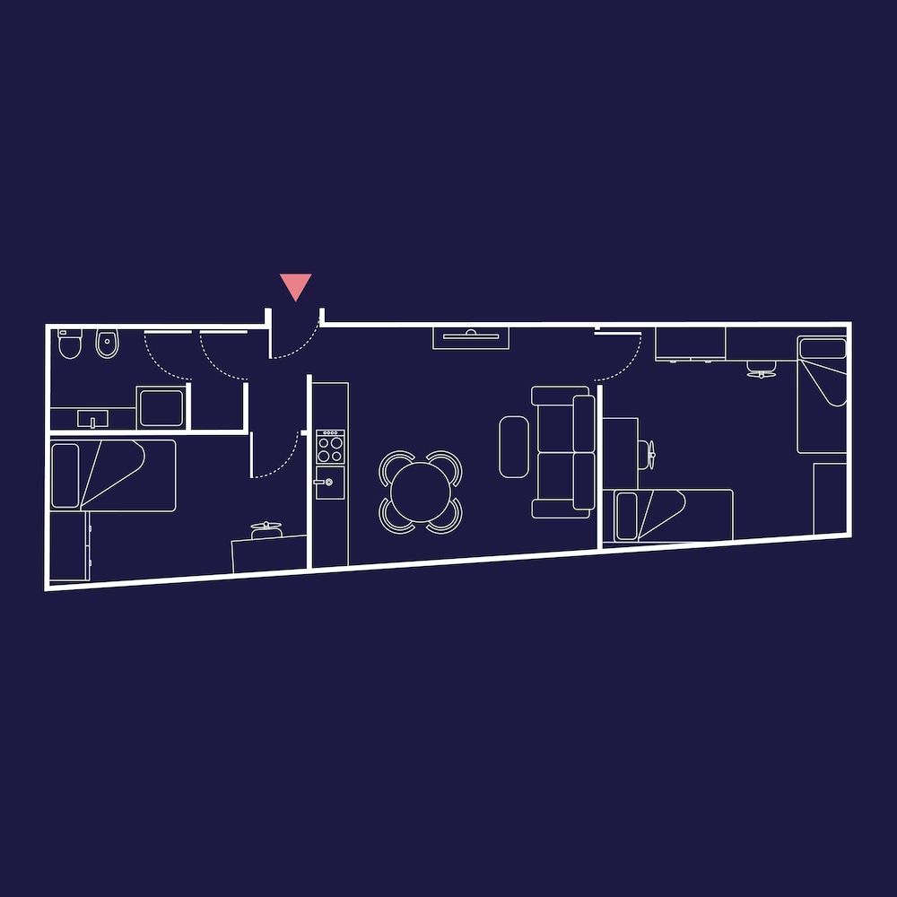Room layout blue print