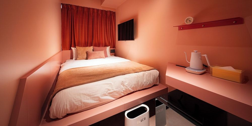 Pink with Shared Bathroom