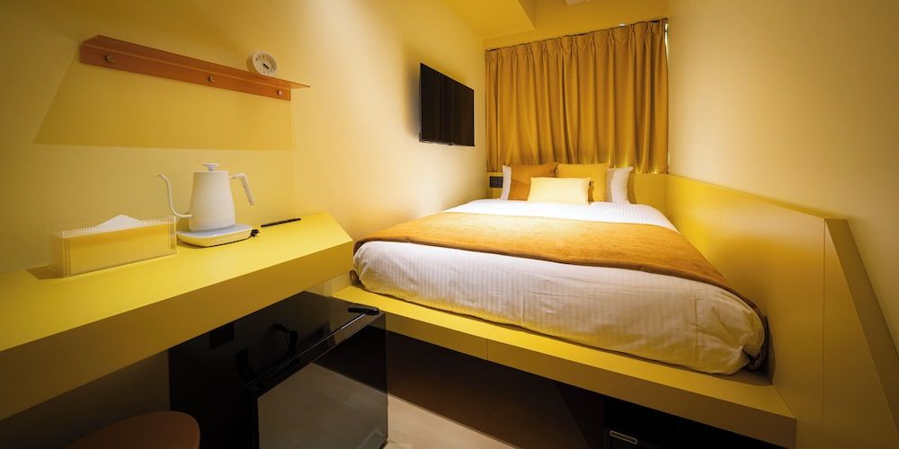 Yellow with Shared Bathroom