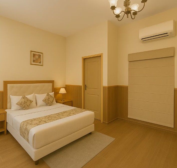 Deluxe Queen Bed Room with Hill View