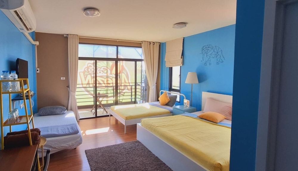 Triple Room, Balcony, City View