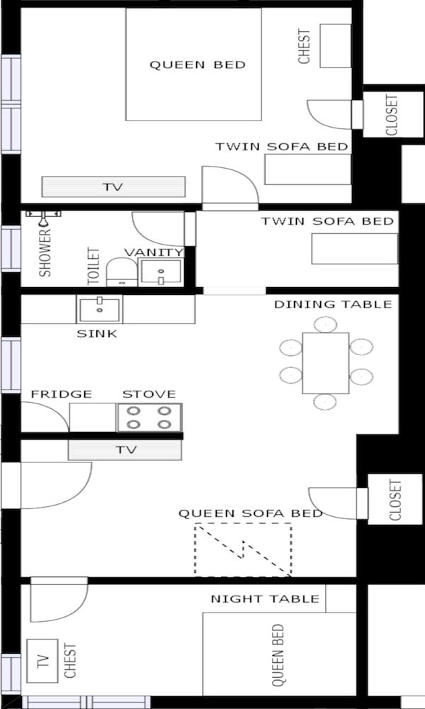 TWO Bedroom Apartment Apartment 17