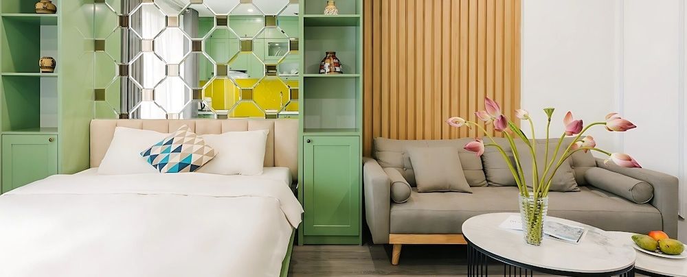 HKG-Vinhomes D'Capitale Relaxation Place Studio, 1 Double Bed, Balcony, City View 13