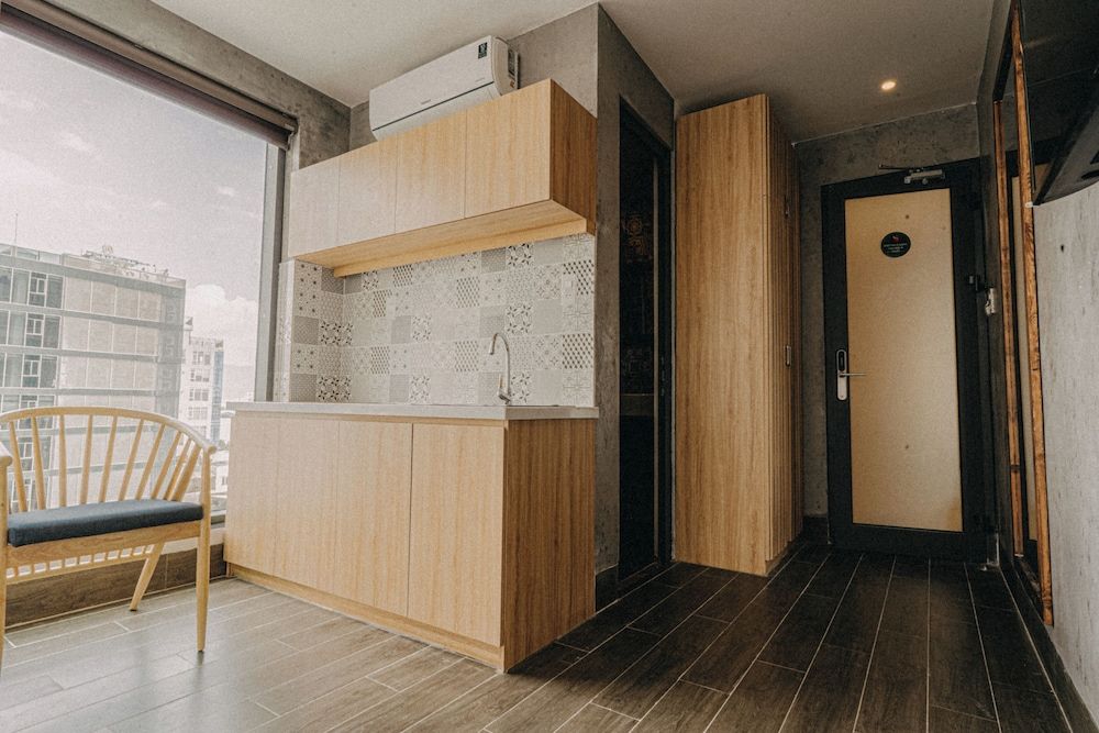 SNite Hotel & Dorm-Danang Dragon Bridge Family Quadruple Room, Kitchen 7