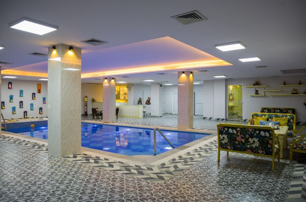 ELIVAAS BYDM The Ganges 2 BHK Glasshouse Villa With Pvt Pool & Lift