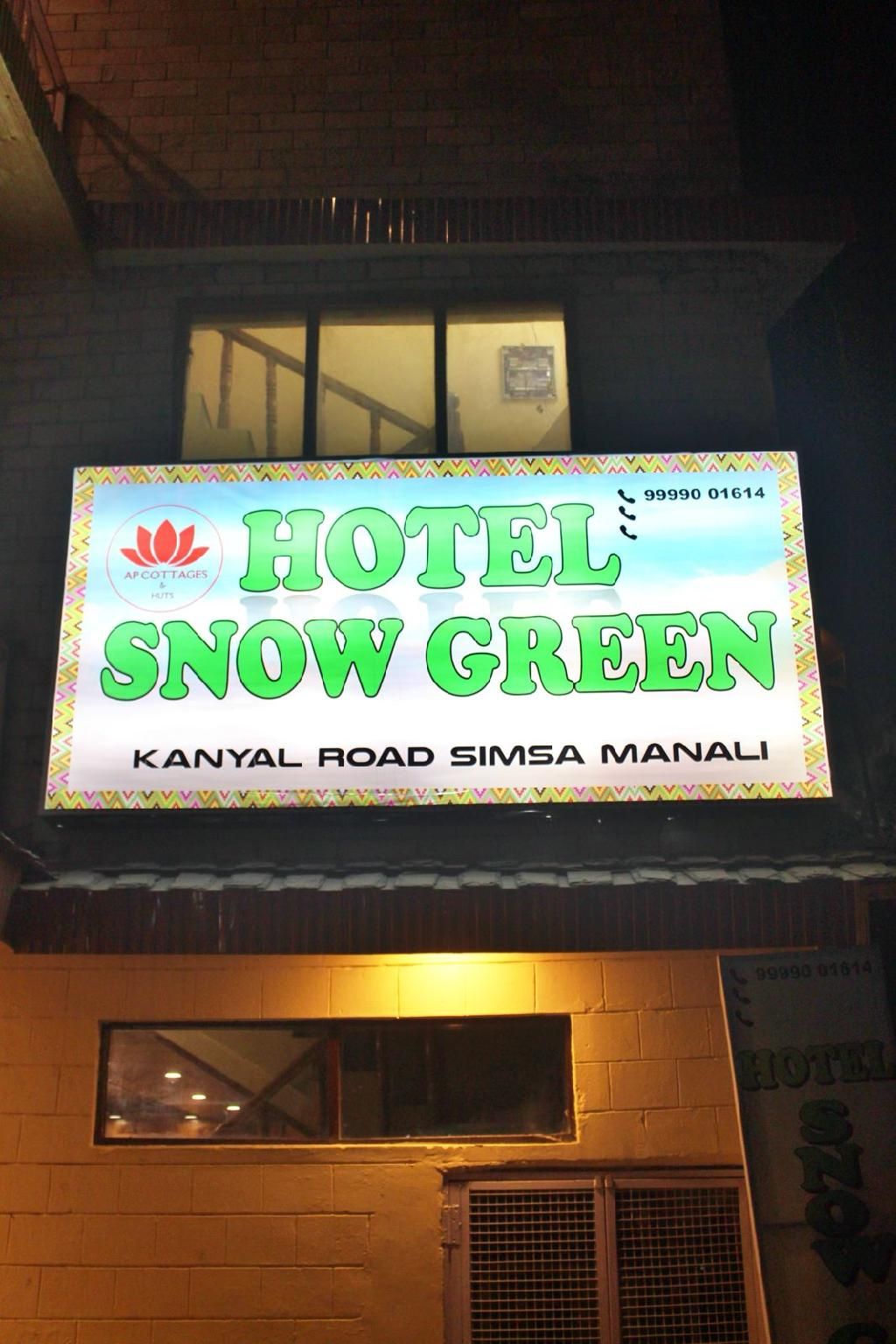 hotel  snow green