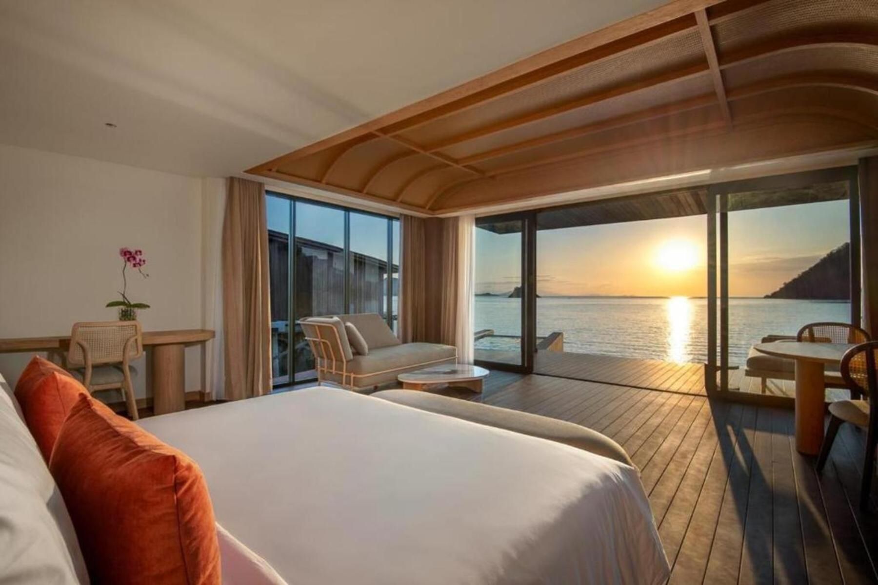 Overwater Villa Sunset View