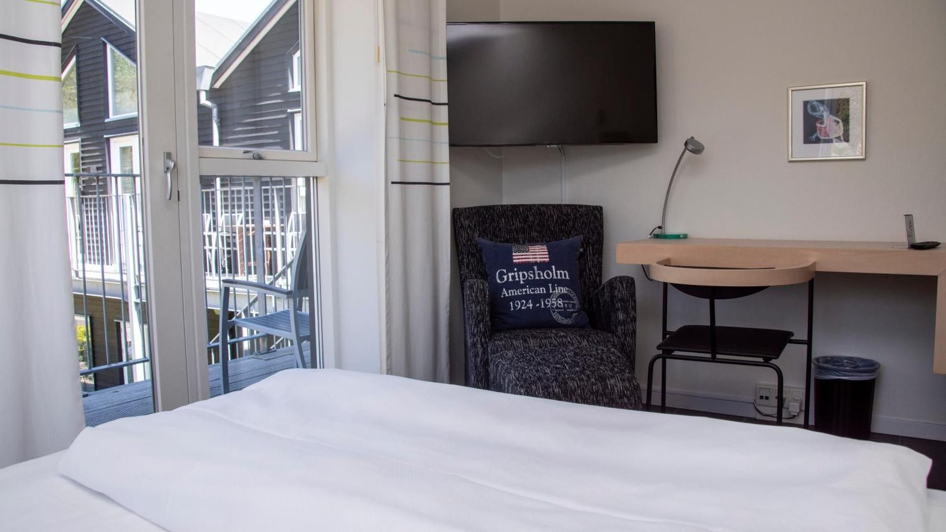 Standard enkeltvrelse med udsigt til/mod skoven