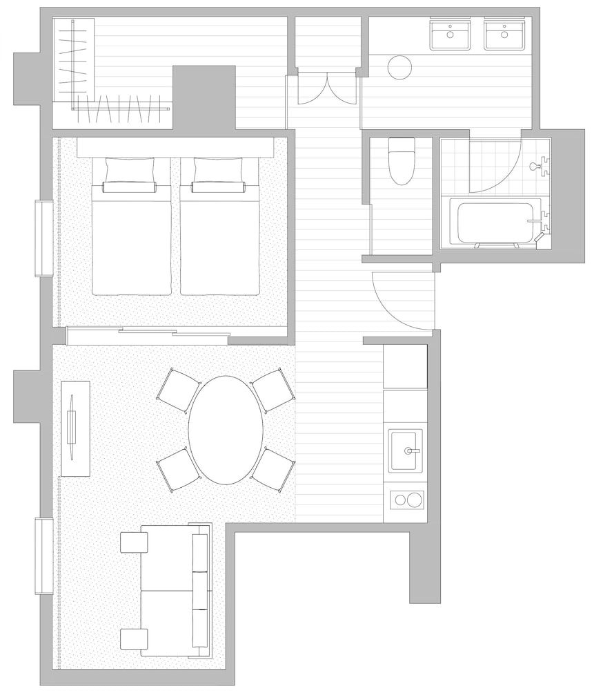 Studio Suite, 2 Twin Beds