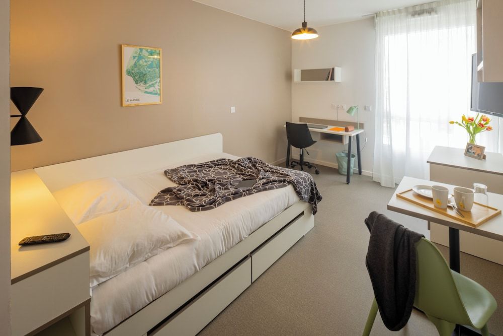All Suites Appart Hôtel | Le Havre Centre - Les docks Economic studio, 1 double bed